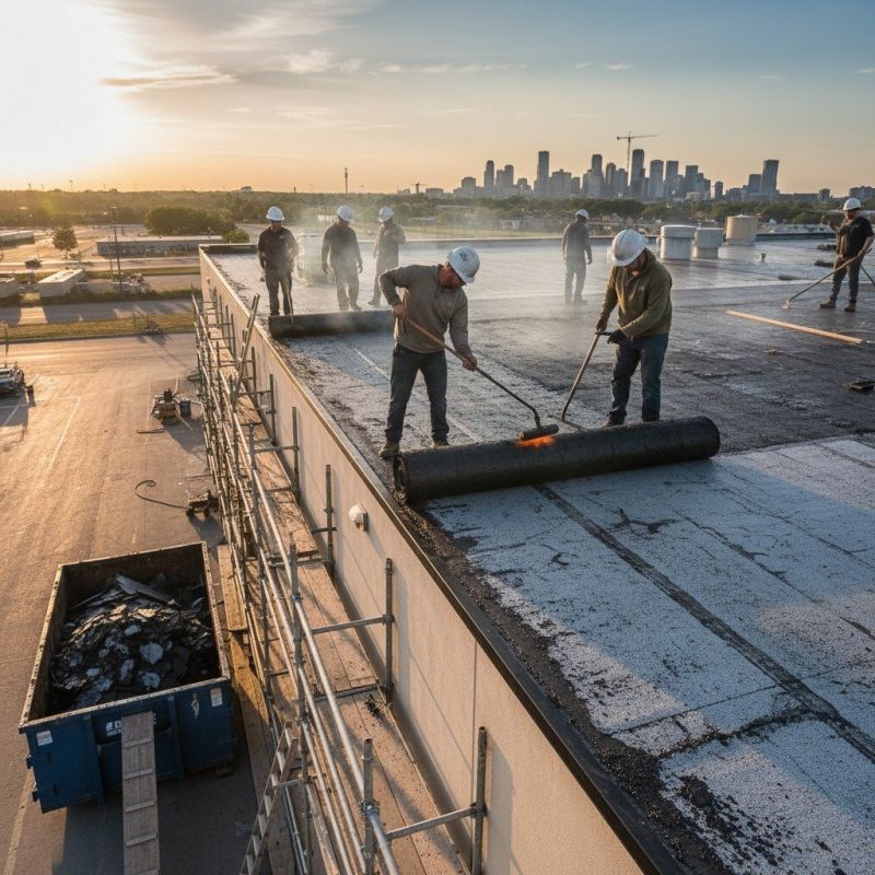 Tar Roof Replacement detail